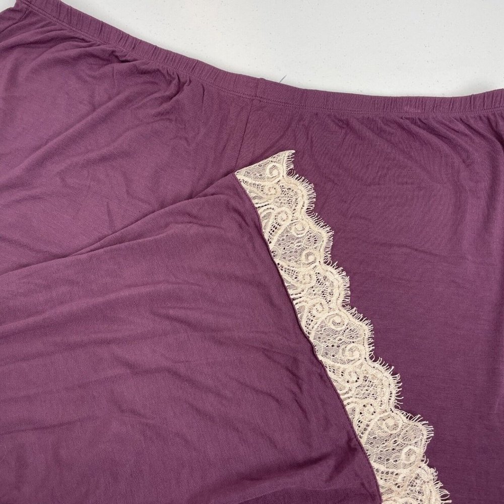 Soft Surroundings Pants Women's Size 3X Purple Modal Spandex Comfort Stretch